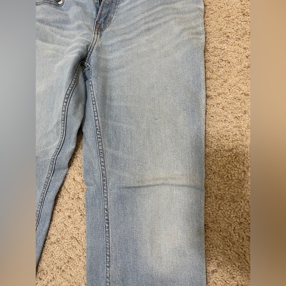 Old navy men’s Light Blue Straight Leg Jeans 34 x 32 - Picture 3 of 5